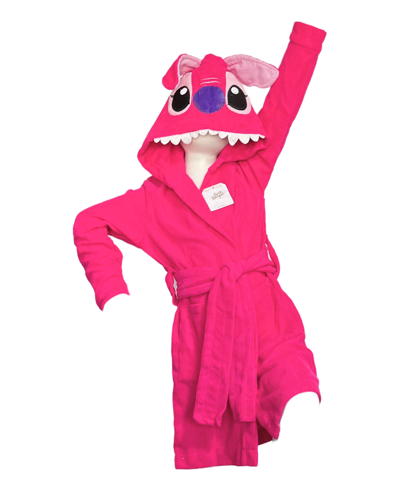 Bata de Baño Stitch Rosa