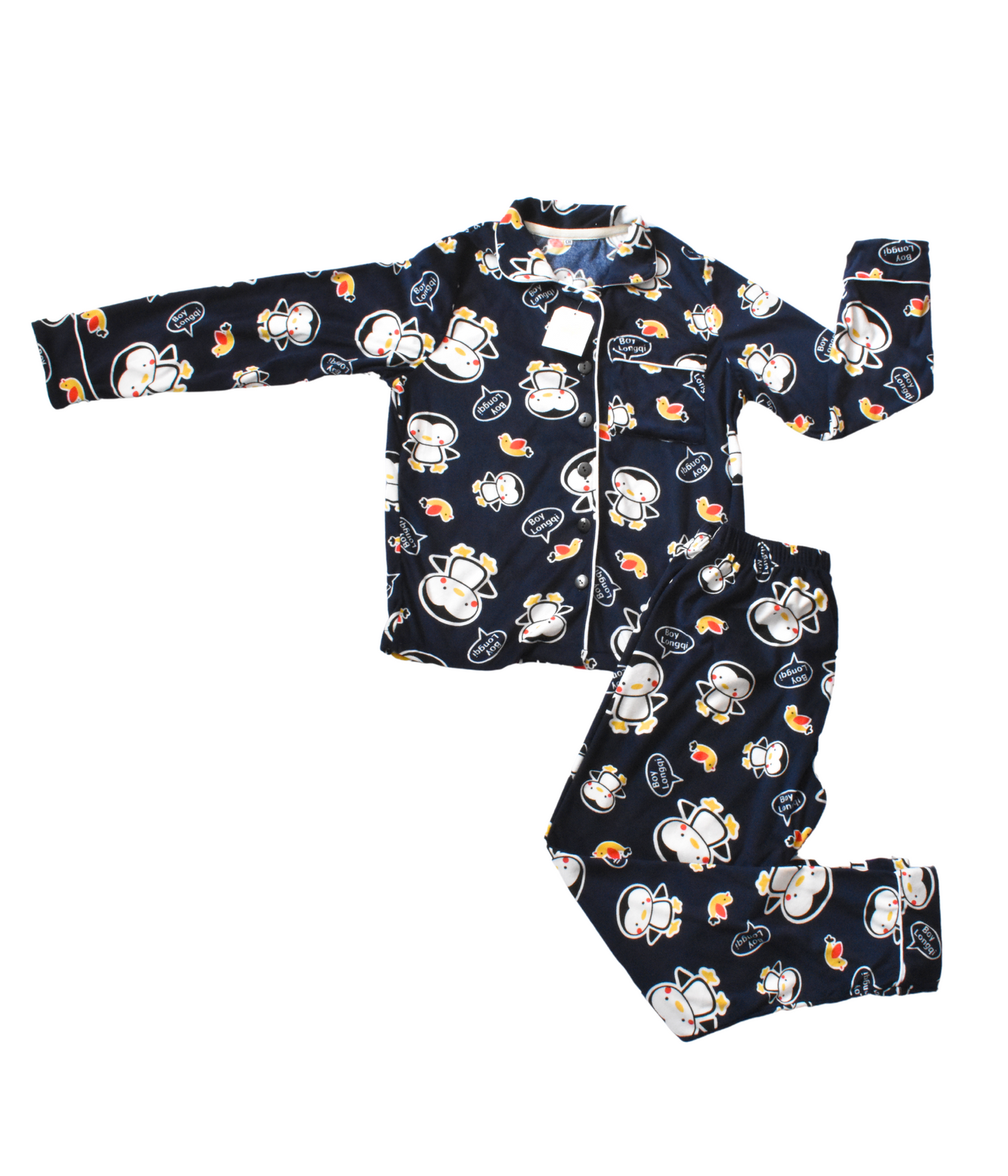 Pijama Azul con Pingüinos | Animales