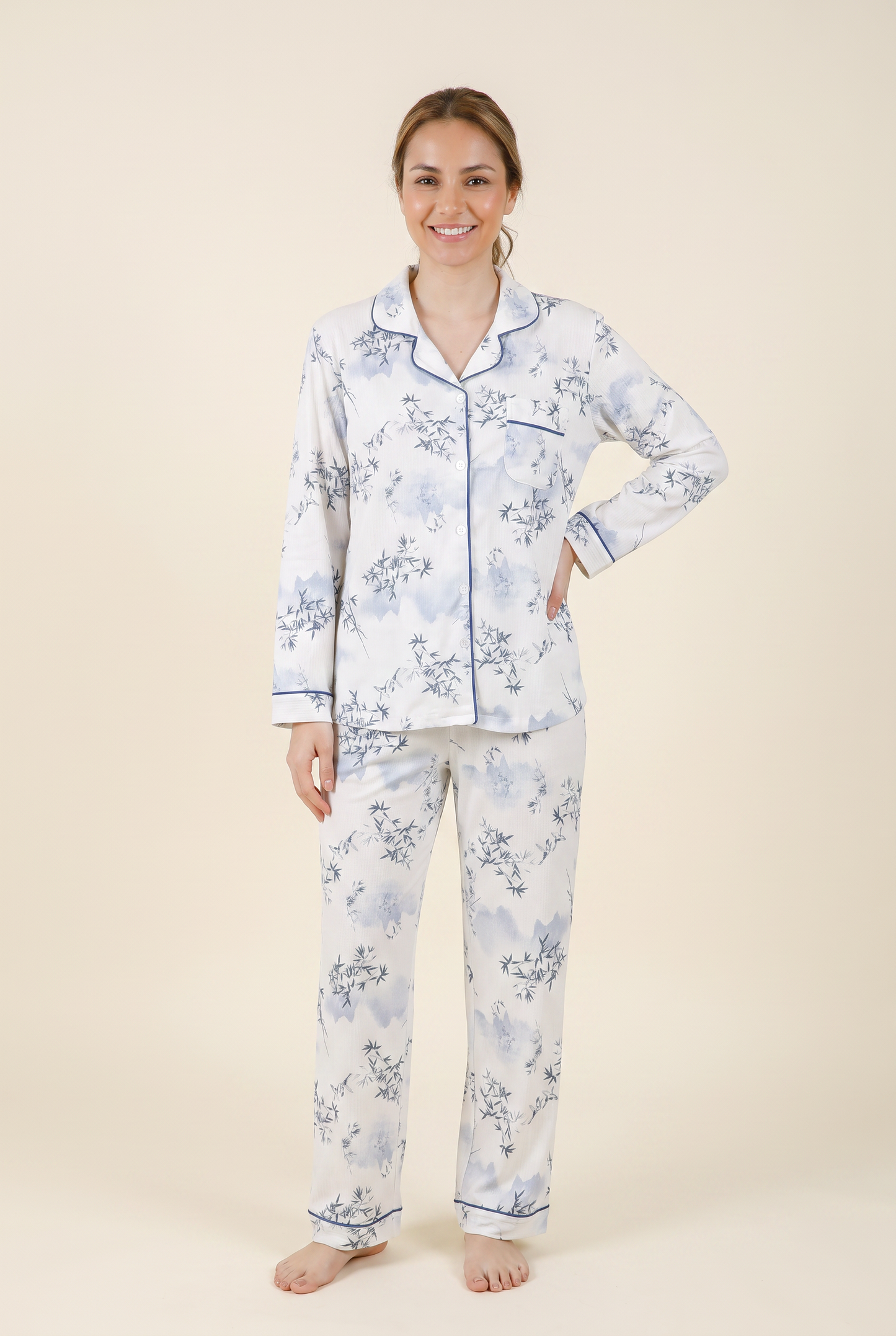 Set de Pijama Pantalón | Blue Bamboo