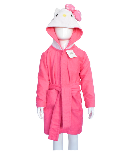 Bata de Baño Hello Kitty Rosa Fresa