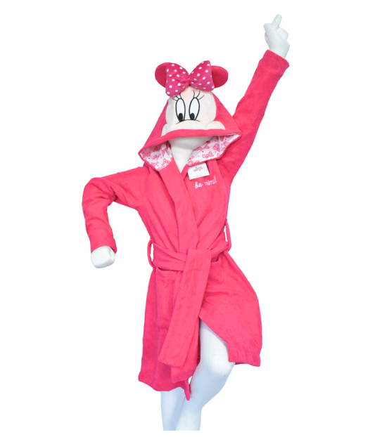 Bata de Baño Minnie Mouse Rosa