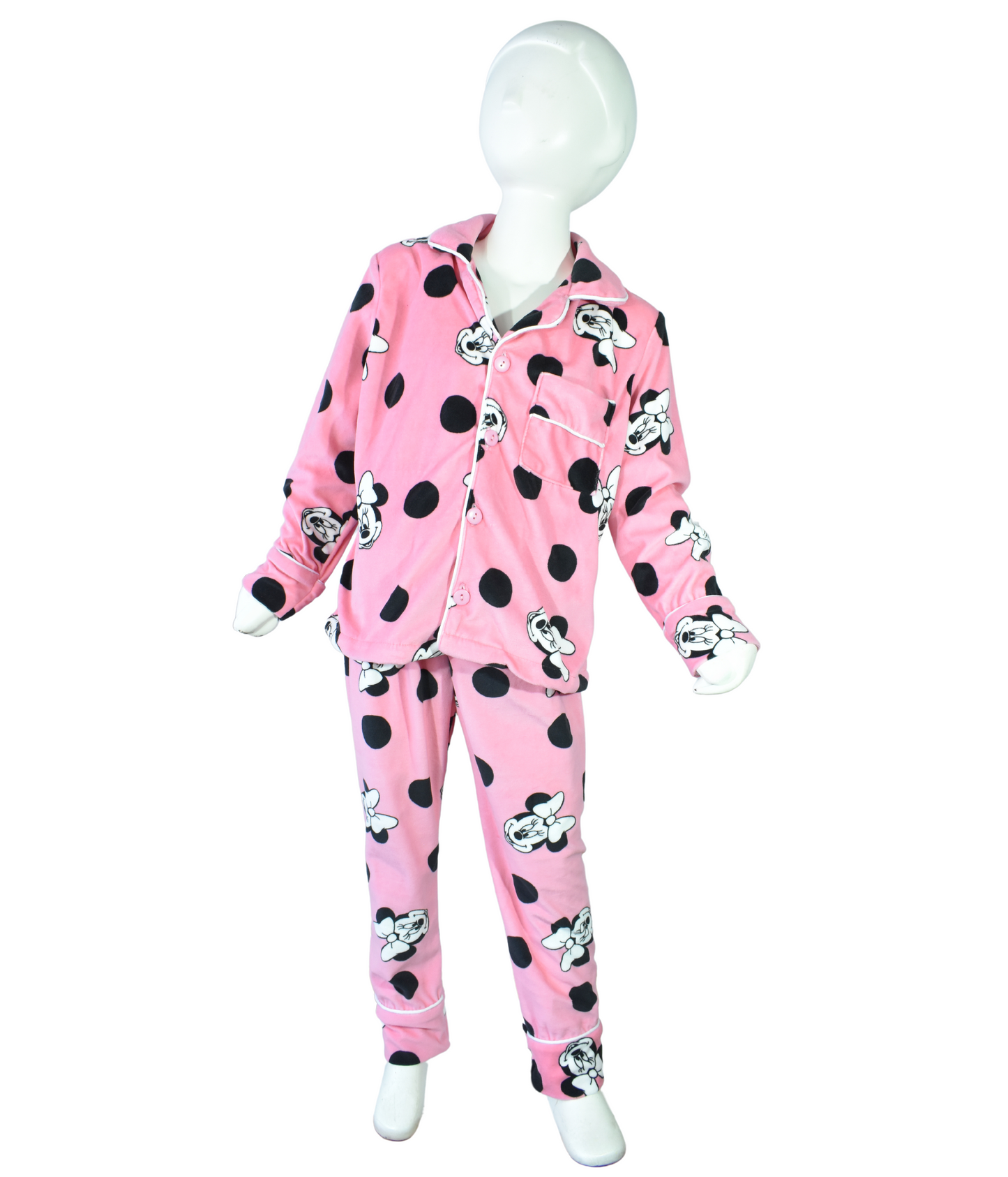 Pijama Rosa de Minnie con Puntos Negros | Mickey Mouse (Niñas)