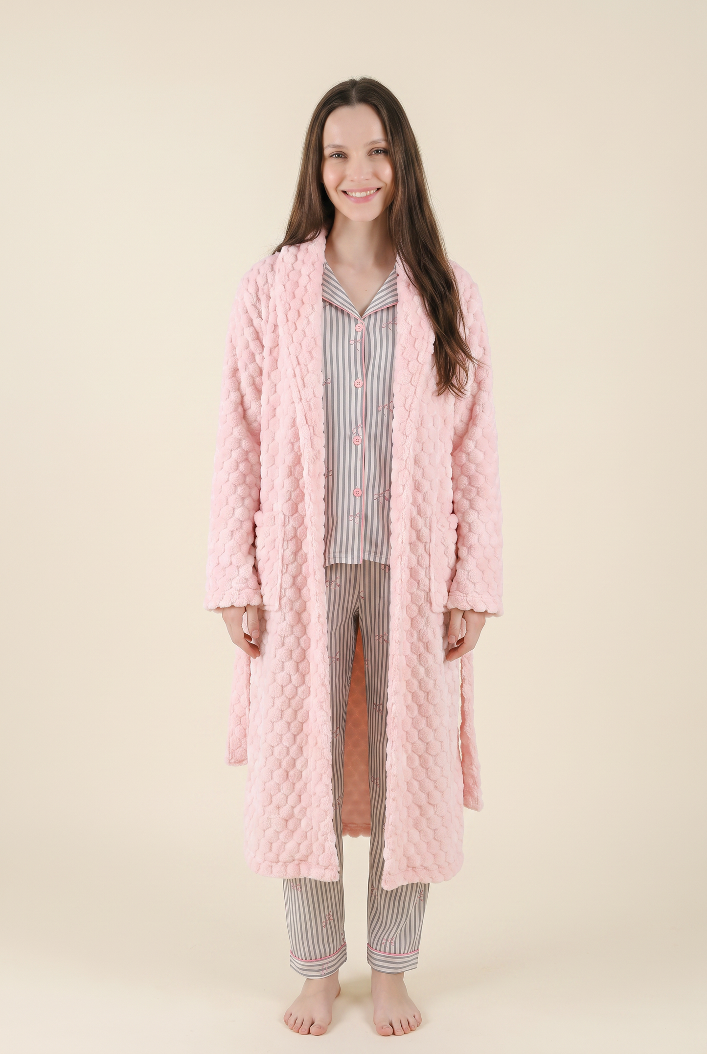 Kit Set Pijama & Bata de Descanso | Cozy Essentials