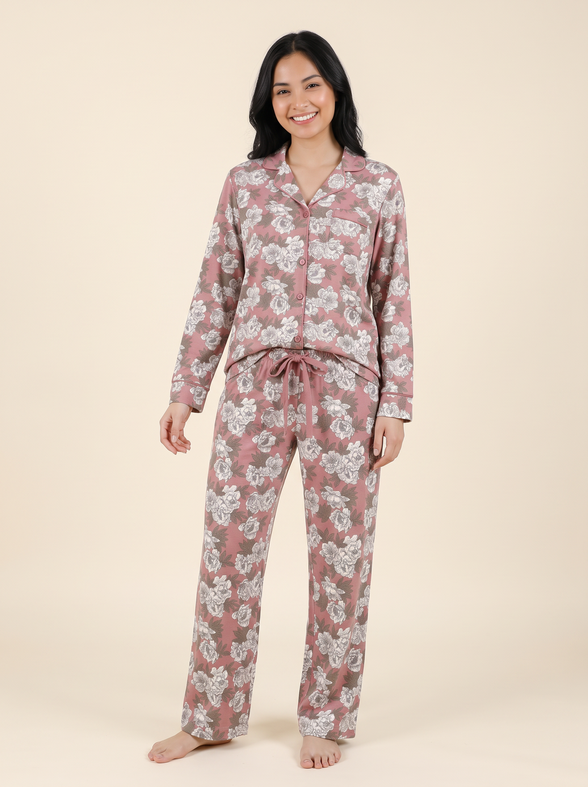 Set de Pijama Pantalón Algodón | Rose Garden