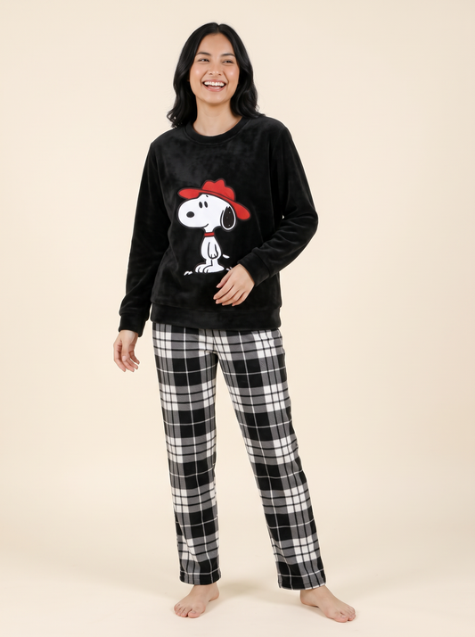 Set Pijama Pantalón | Cozy Cotton Cachorro Animado