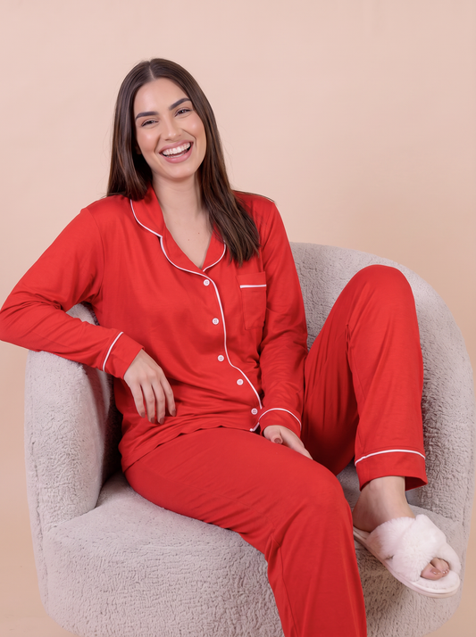 Set Pijama Pantalón | Red Classic