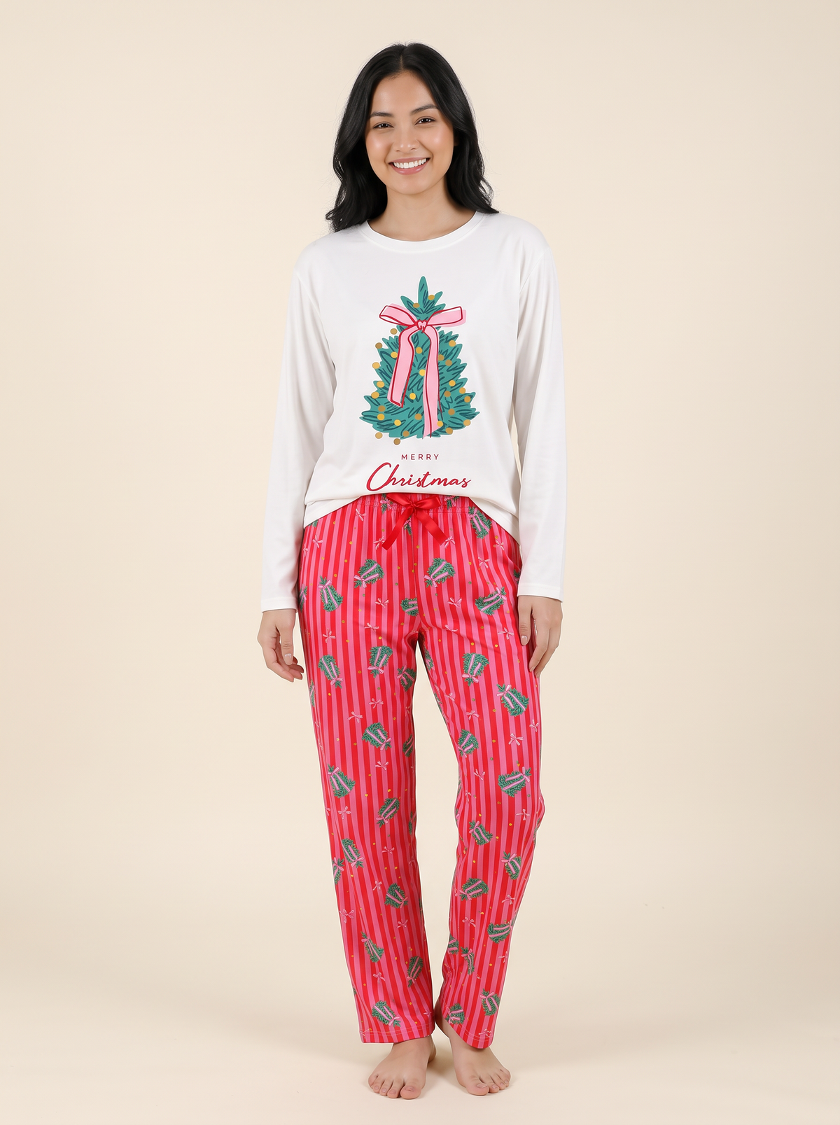 Set Pijama Pantalón | Girly Xmas Tree