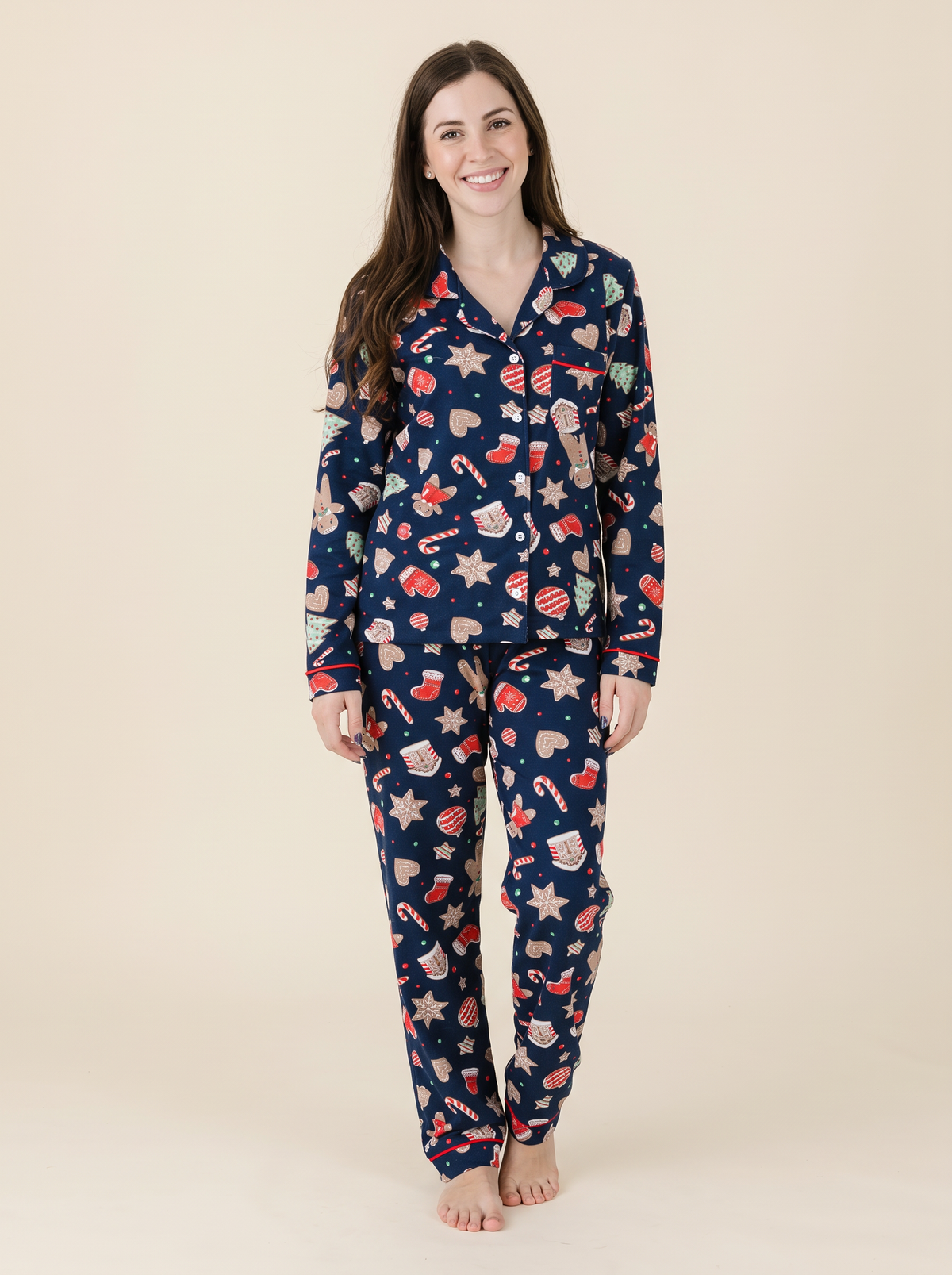 Set Pijama Pantalón | Gingerbread Cozy