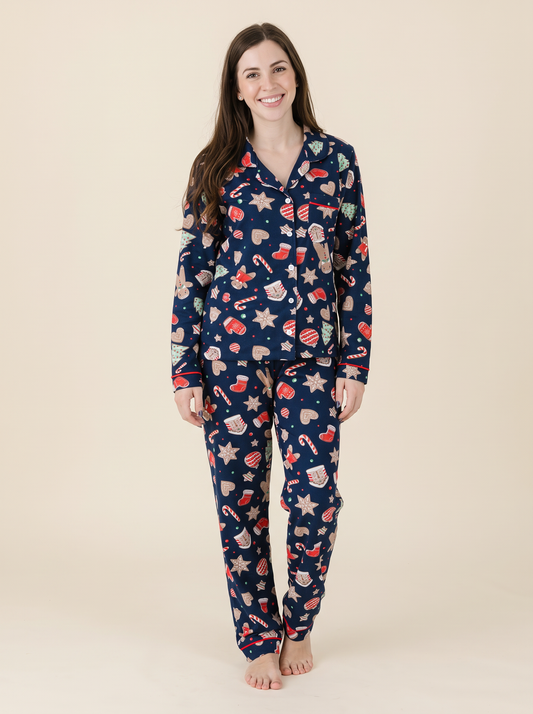 Set Pijama Pantalón | Gingerbread Cozy