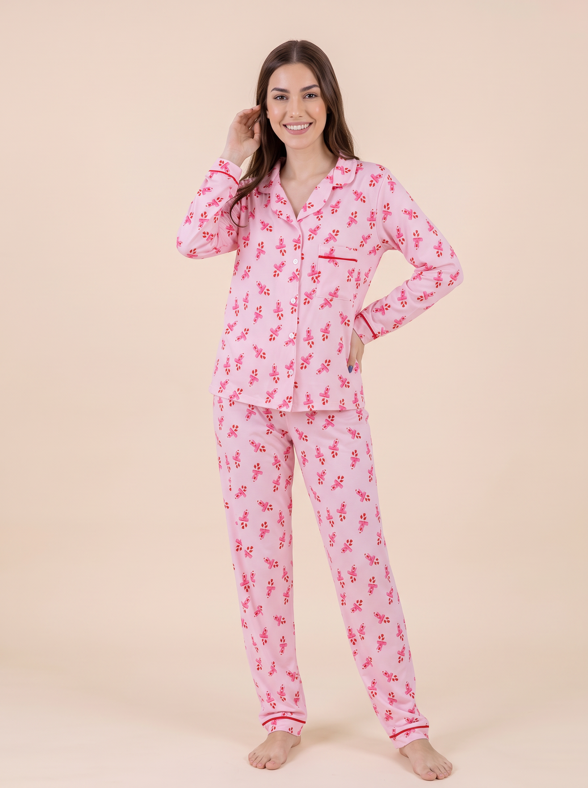 Set Pijama Pantalón | Pink Peppermint